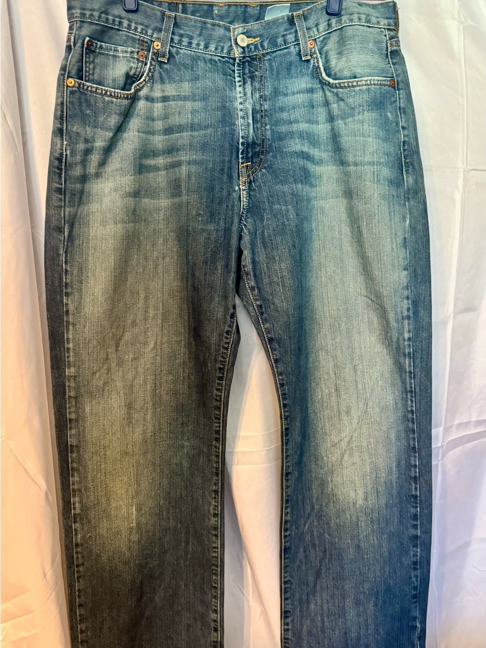 Lucky Brand Men's Faded Blue Bootcut Jeans